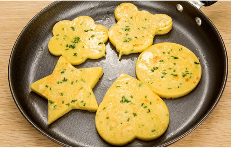 Style Stainless Steel Fried Egg Pancake Shaper Rings