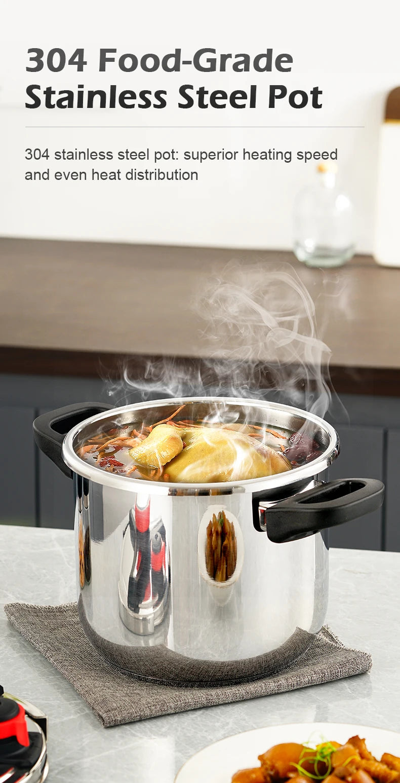 Fenghui 12l 304 Stainless Steel Pressure Cooker Ce
