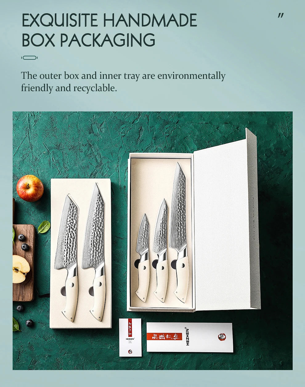 Hezhen 1pc Or 5pc Knife Chef Knife 67