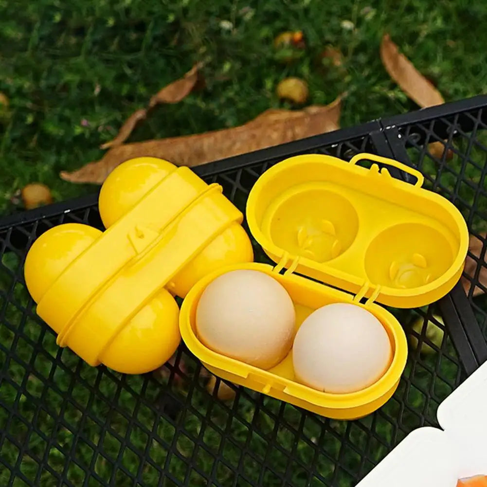 Grid Egg Storage Box Container Plastic Egg Holder