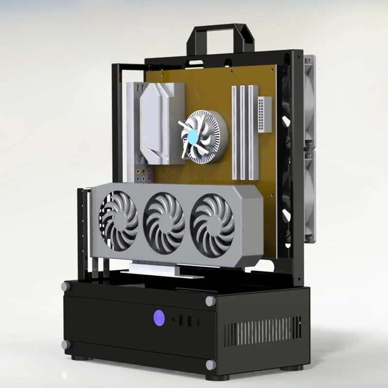 Open Frame Pc Case 240/360 Liquid & Air