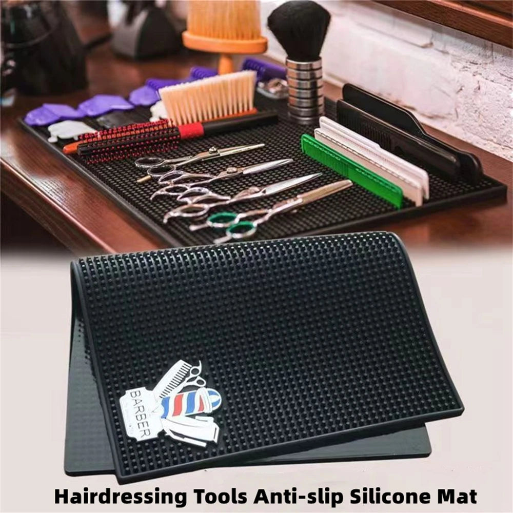 Salon Barber Mat Nonslip Barbershop Counter Mat Pvc
