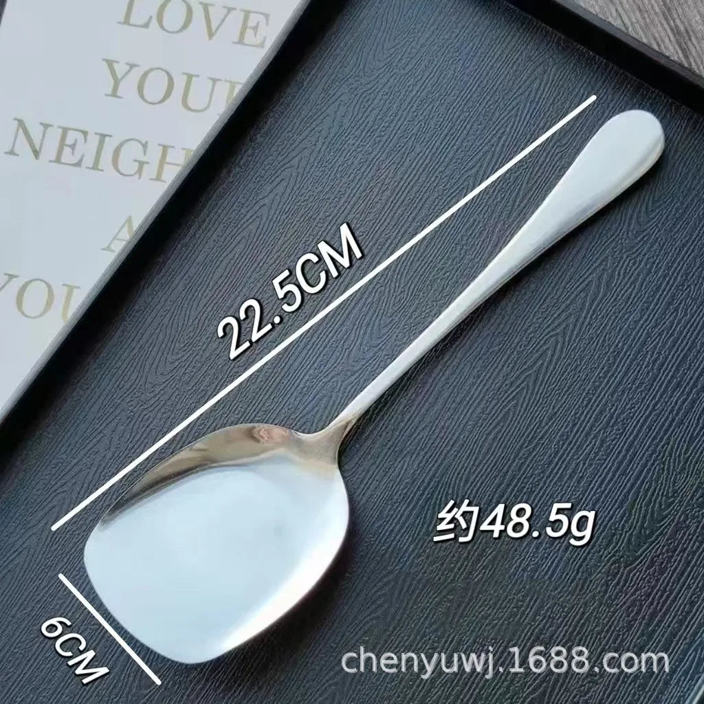Food Grade Stainless Steel Wok Spatula Metal Utensils
