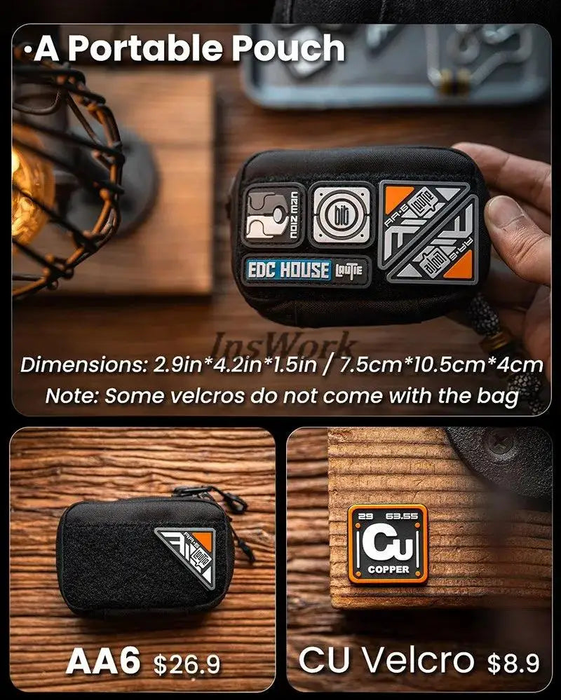 Lautie Foxbat Co-Designed Edc Pouch Storage Bag