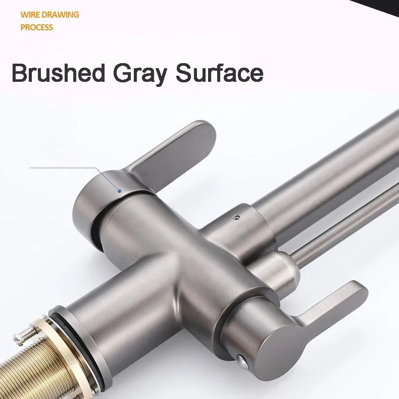 Touch On Filtered Faucet Three Ways Cold Drinking