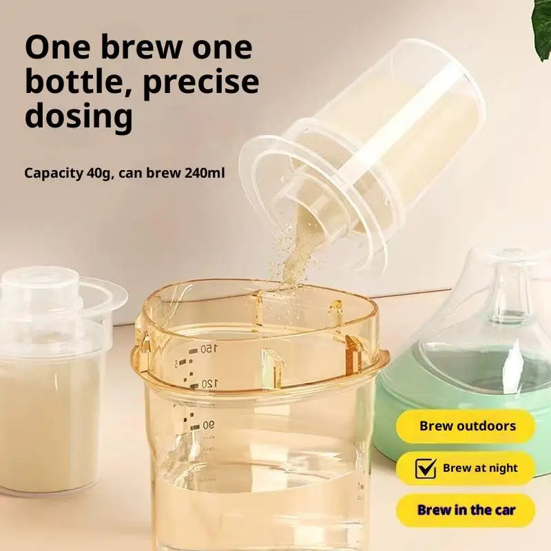 -1set 80ml Baby Milk Powder Dispenser Baby Food
