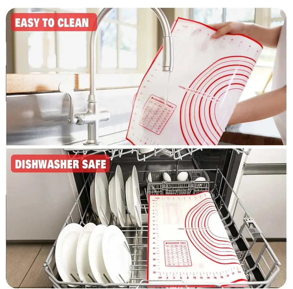 Silicone Baking Mat Non-Slip Pastry Mat Rolling Out