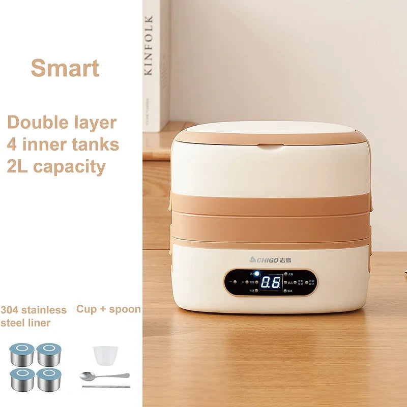 2l Smart Electric Lunch Box Heating Lunch Box