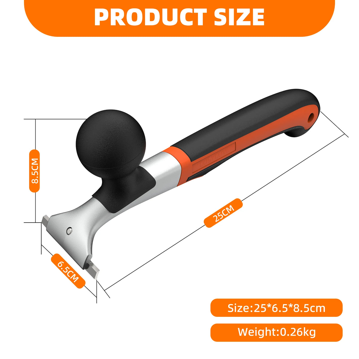 Viladepot Scraper Premium Ergonomic Carbide Scraper Removing
