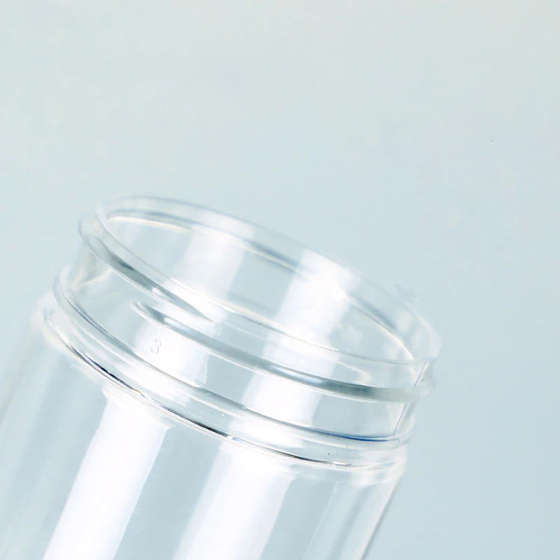Transparent Sealing Jar Aluminium Screw Lids Organizer Storage