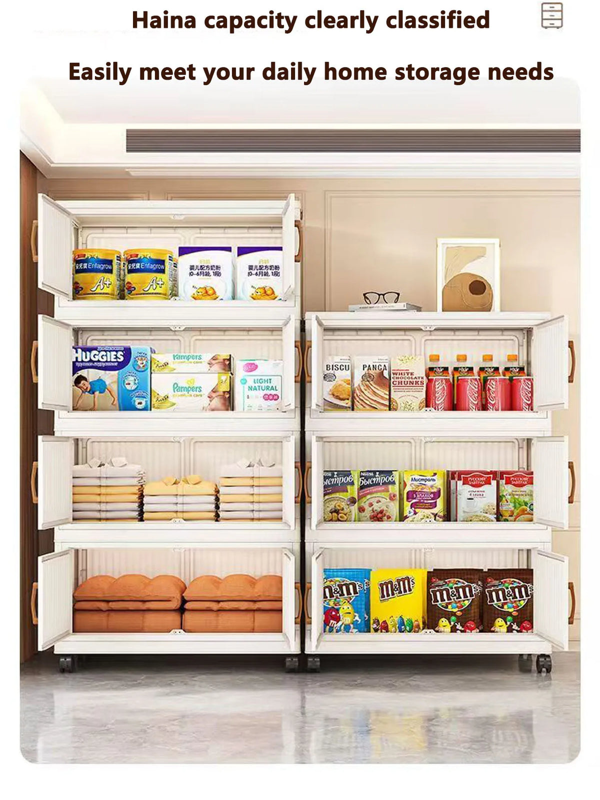 Storage Box Foldableing Cabinet Storage Cabinet Clothes Toys