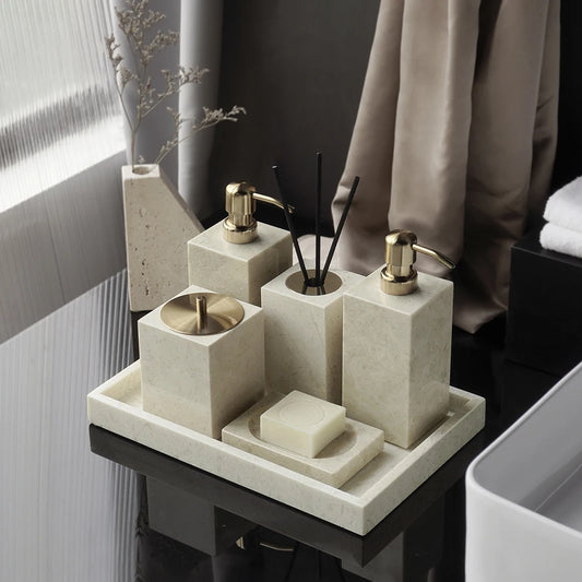 Crema Nuova Natural Marble Bathroom Elegent Soap Dish