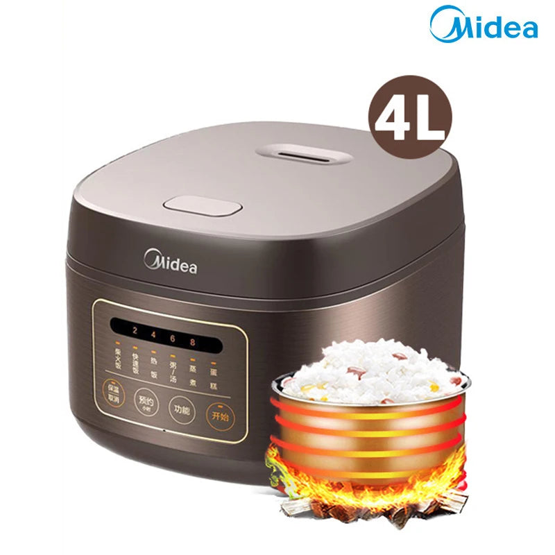 Midea Rice Cooker Large Capacity 4l/5l Suitable 2-10
