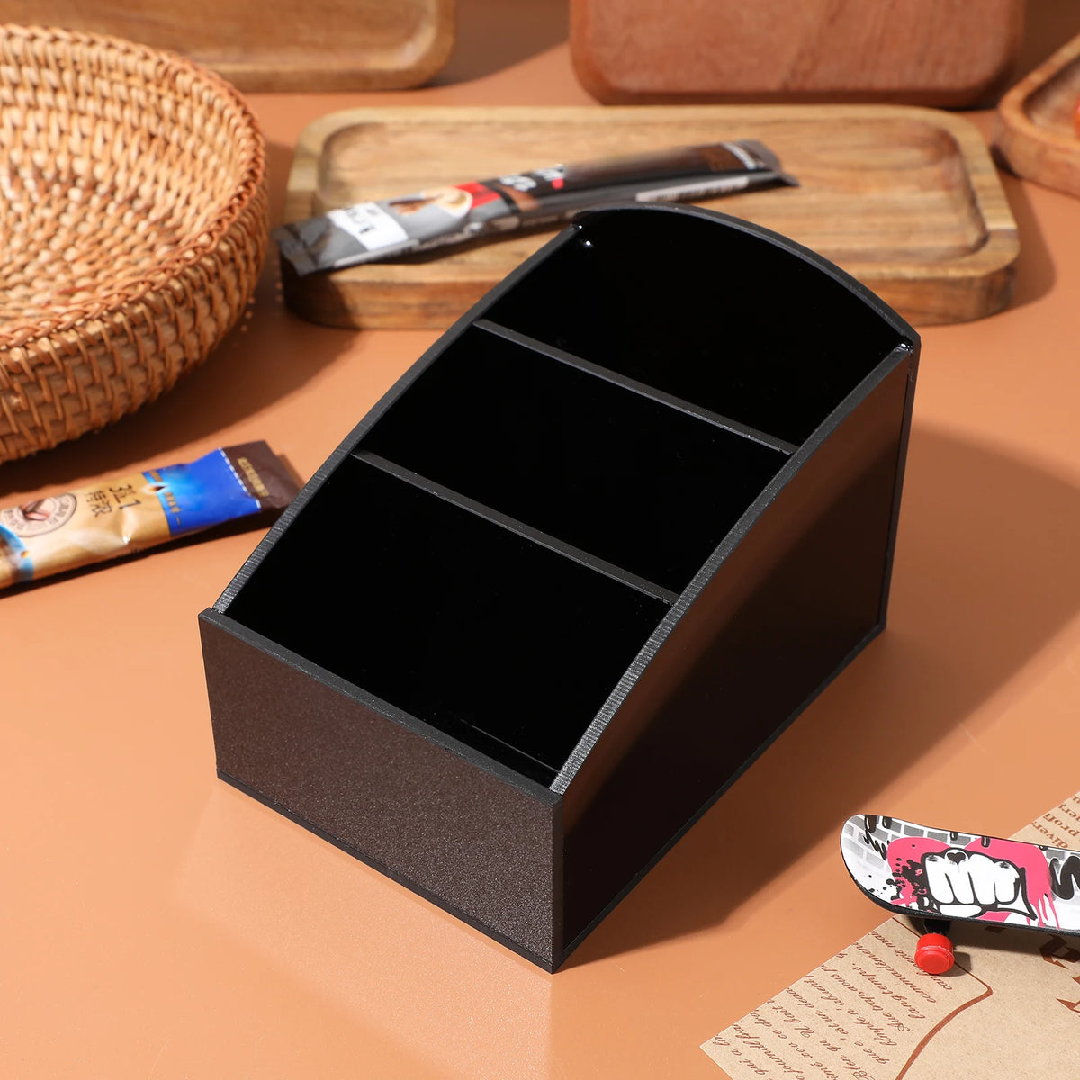 Acrylic Tea Bag Storage Box Desktop Sugar Bag
