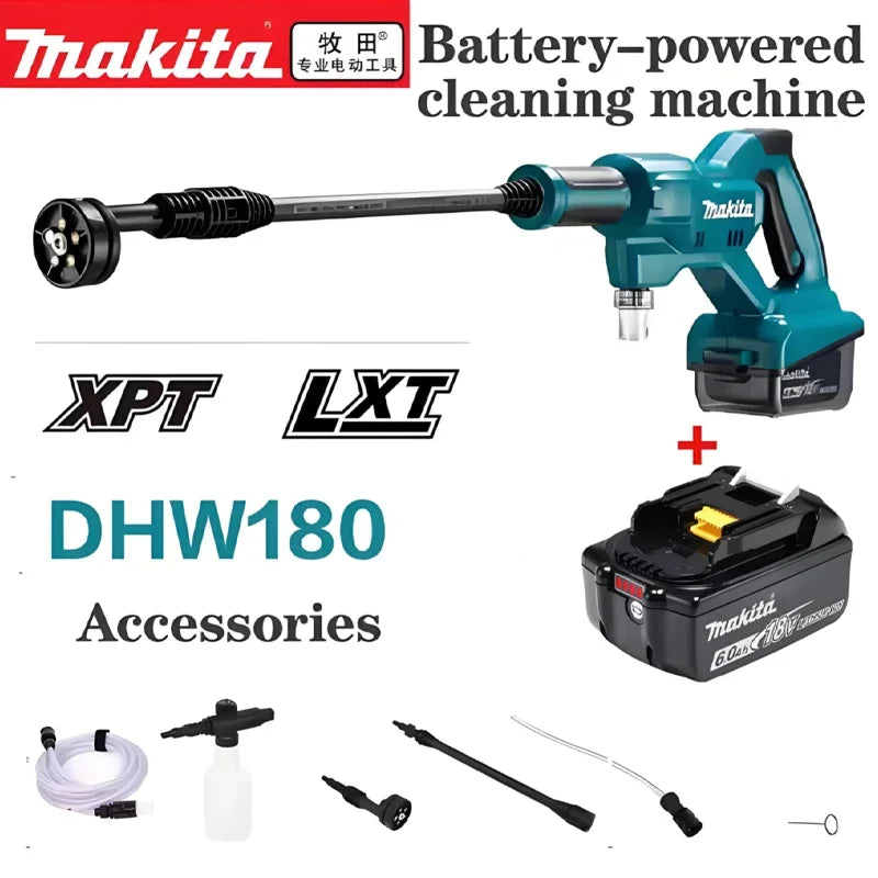 Makita Dhw180 18v Lxt Cordless High Pressure Washer