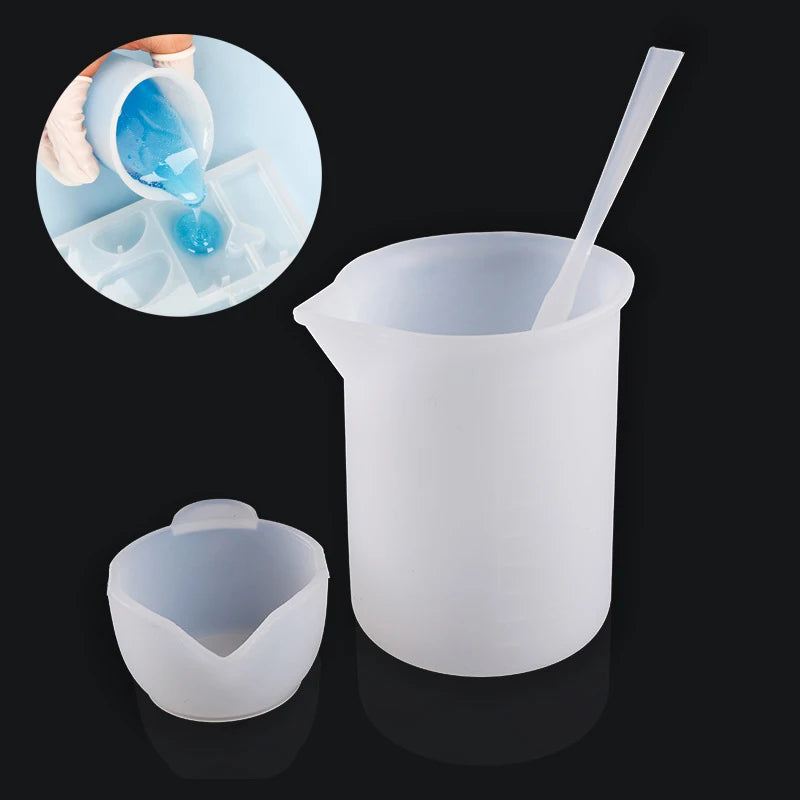 Silicone Mixing Measuring Cups Uv Resin Mold Paint