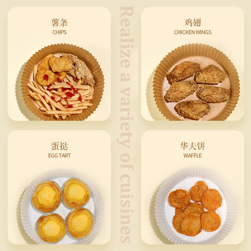 50-300pcs Air Fryer Paper Special Paper Accesories Baking