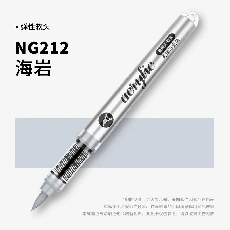 Grasp 120/1 Colors Acrylic Markers Brush Tip Paint