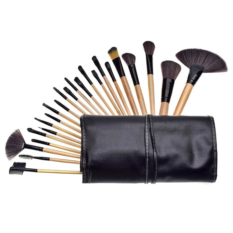 Gift Bag Sponge 24 Makeup Brush Sets Cosmetics