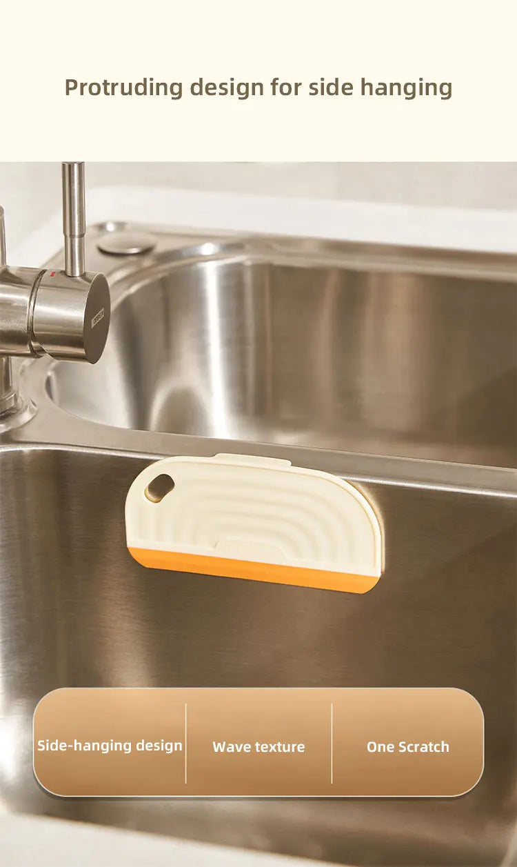 Non-Scratch Soft Silicone Handy Squeegee Sink Countertop Squeegee
