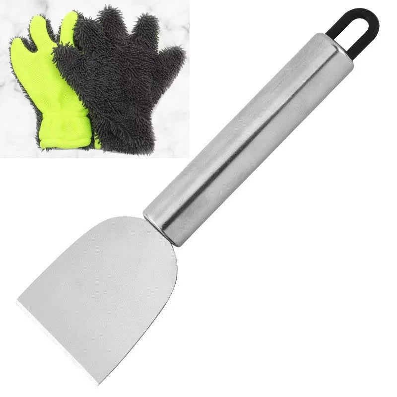 Versatile Cleaning Scraper Durable Metal Stainless Steel Glue