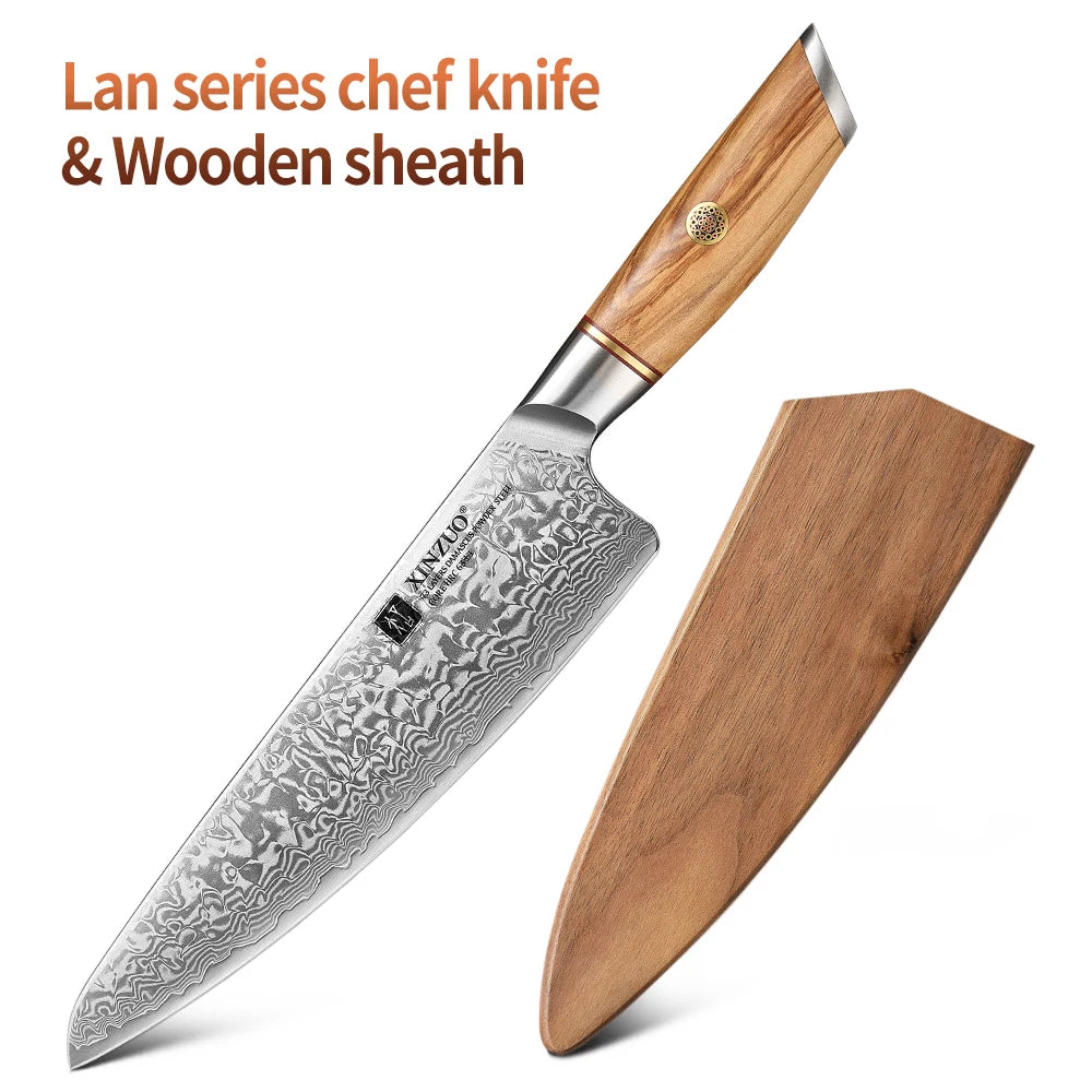 Xinzuo Chef Knife 73 Layers Damascus Steel Knives