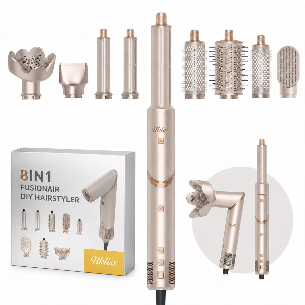 In Hair Dryer Brush High Speed Brushless Blow