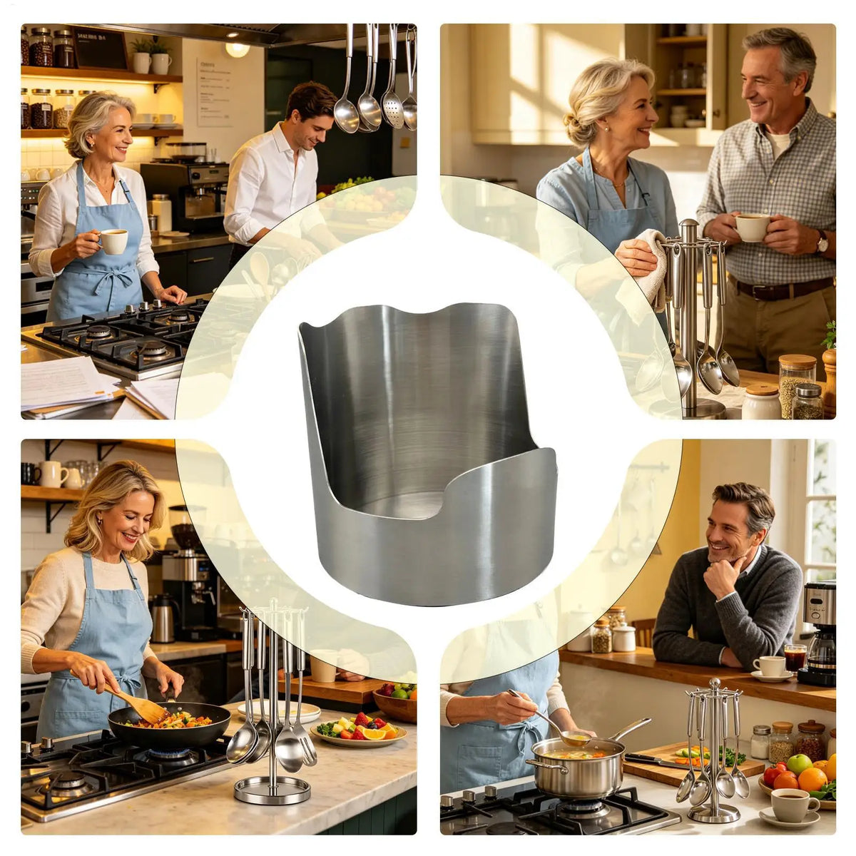 Stainless Steel Spoon Rest Heavy Duty Pot Lid