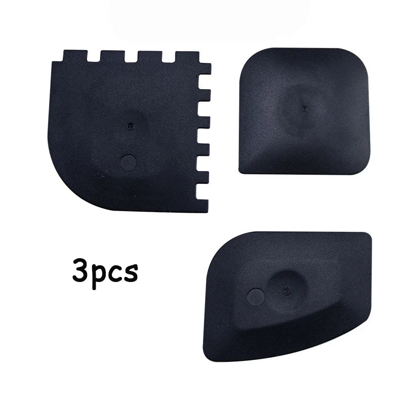 3pcs Grill Pan Scraper Frying Pan Stripe Cast