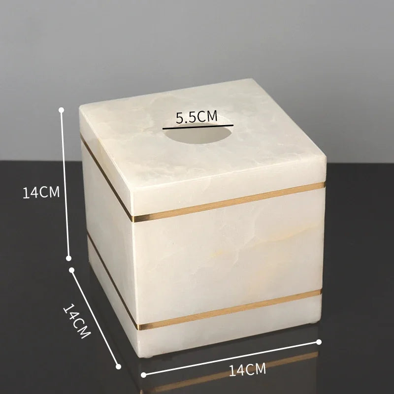 Natural Marble Bathroom Luxury Golden Soap Dispenser Toothbrush