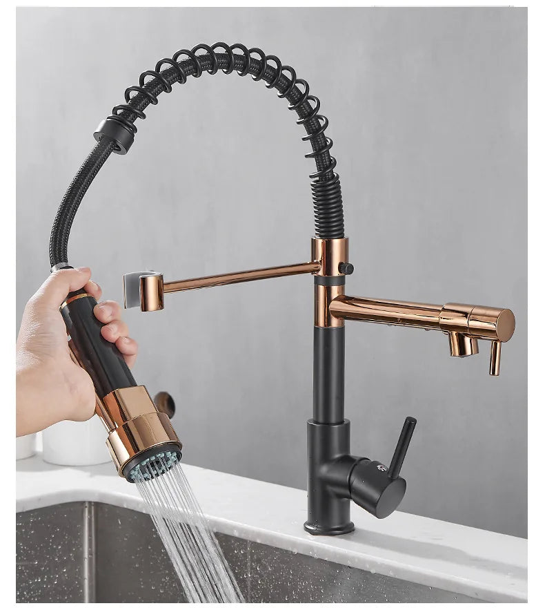 Gegve Faucets Removable Taps Brush Brass Faucet Water