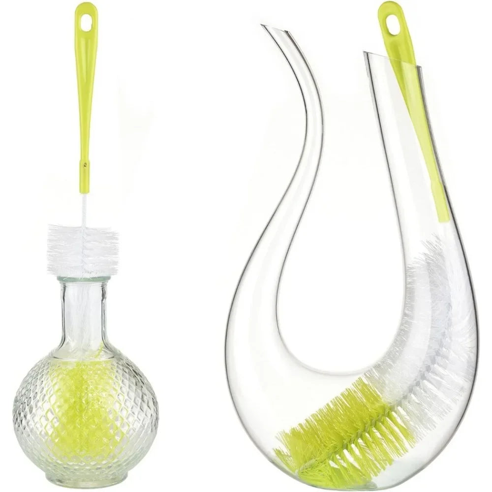 16-Inch Long Bottle Brush Cleaner for Cleaning Wine/Beer/Sports Drinks/Thermos/Glass & Long Narrow-Mouth Sports Bottles