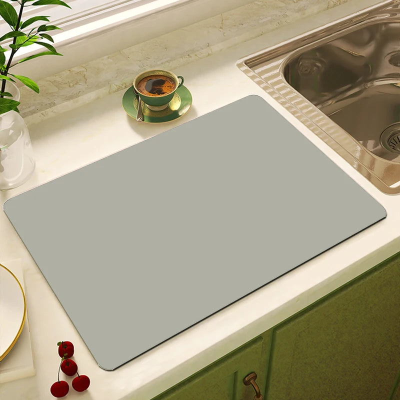 Solid Color Printing Super Absorbent Large Absorbent Mat