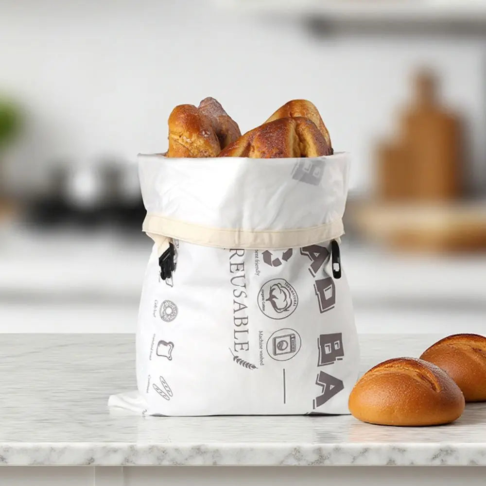 Food Grade Reusable Bread Bag Made Of Cotton
