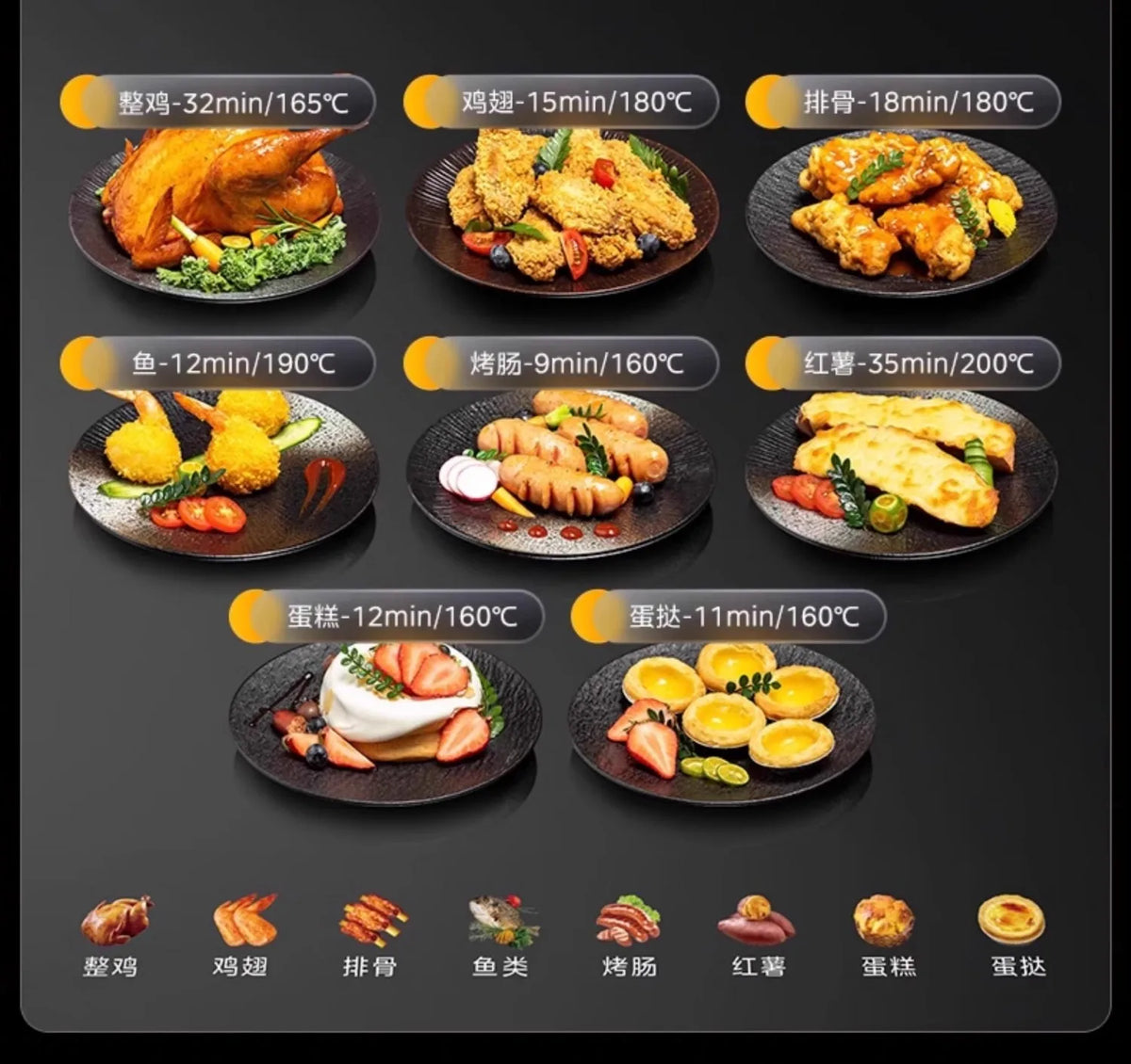 Large Capacity In Air Fryer Oven Steamer Microwave