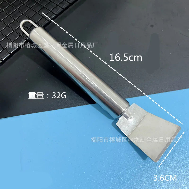 Stainless Steel Cleaning Scraper Ice Thawing Scraper Oil