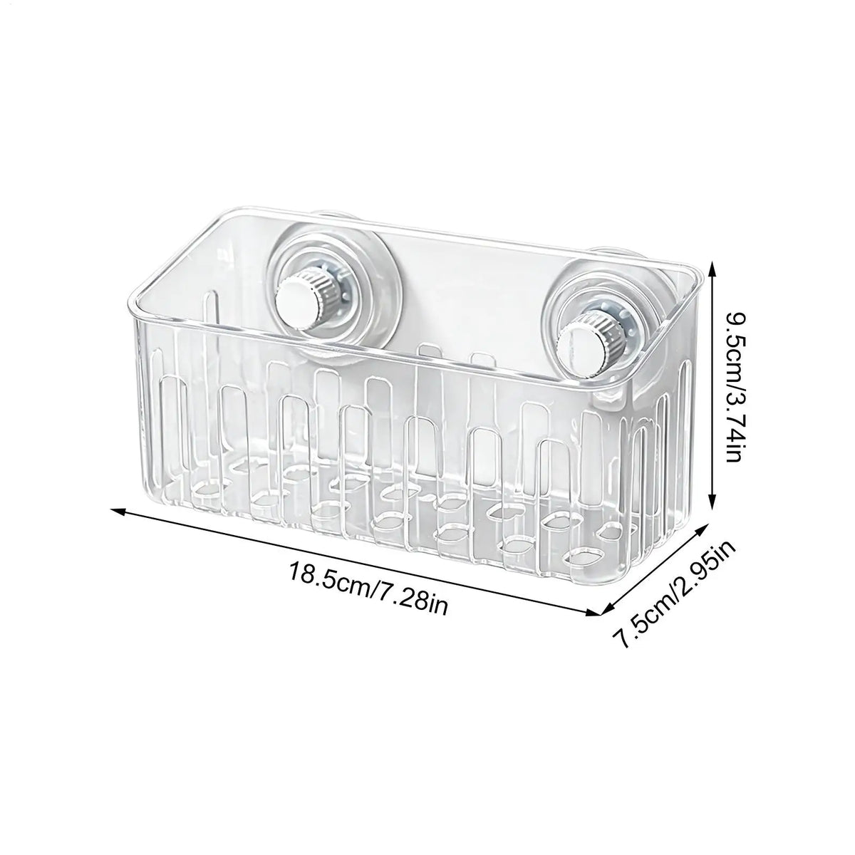 Sink Sponge Holder Suction Cups Storage Rack Suction
