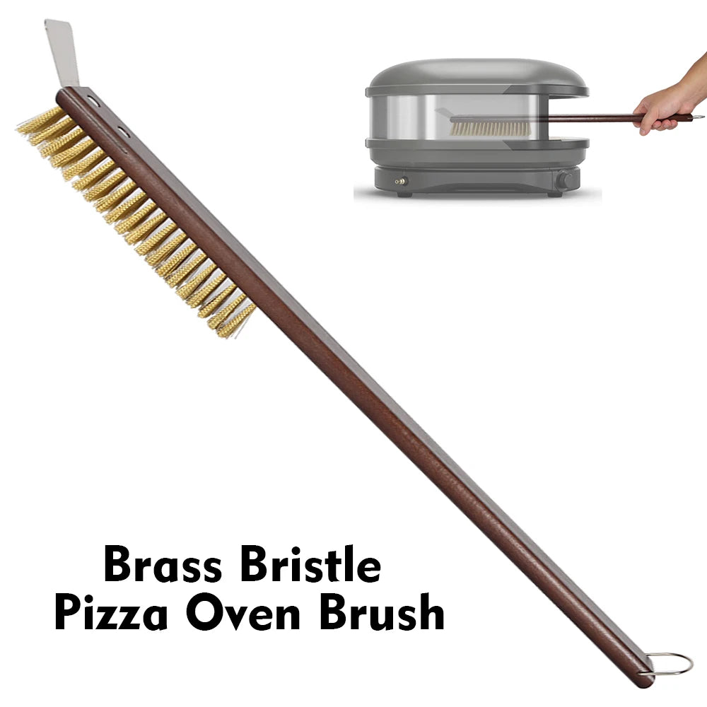 Onilini 20 Inch Pizza Oven Brush Scraper Grill