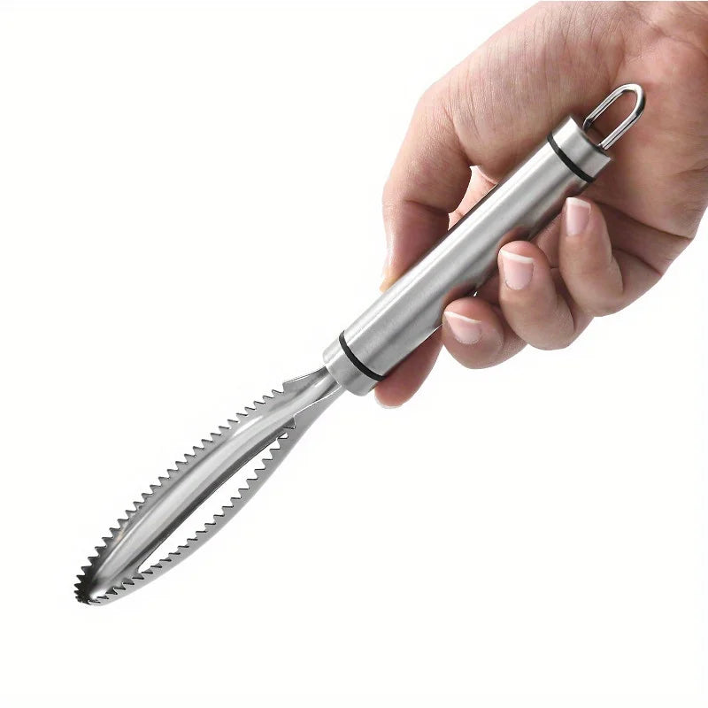 Stainless Steel Fish Scale Cleaner Scraper Scale Peeler