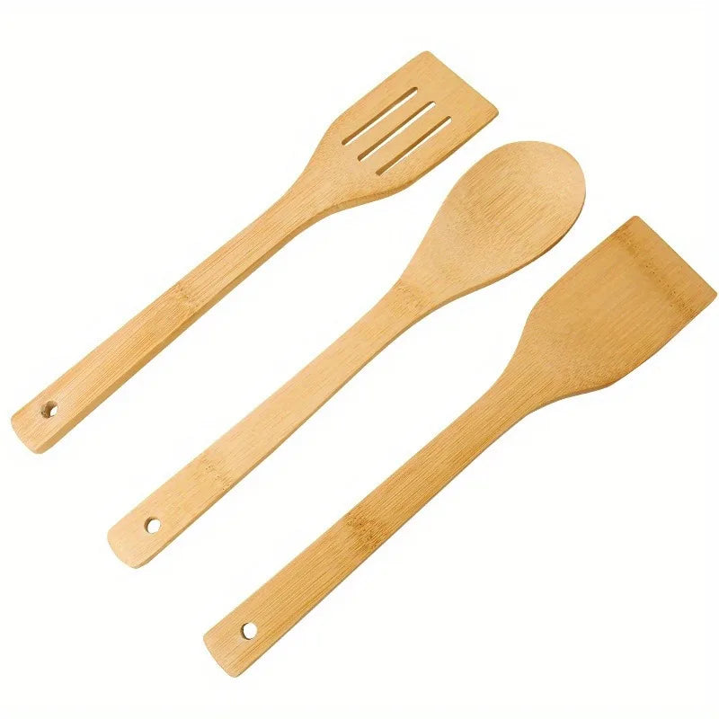 Kitchenware Bamboo Spatula Spoon Non-Stick Cooking Spatula Bamboo