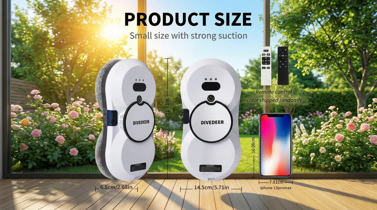 Divedeer Intelligent Cleaning Robot Automatic Water Spraying