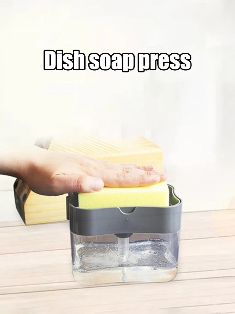 Washing Detergent Press Cleaning Pot Brush Style Automatic