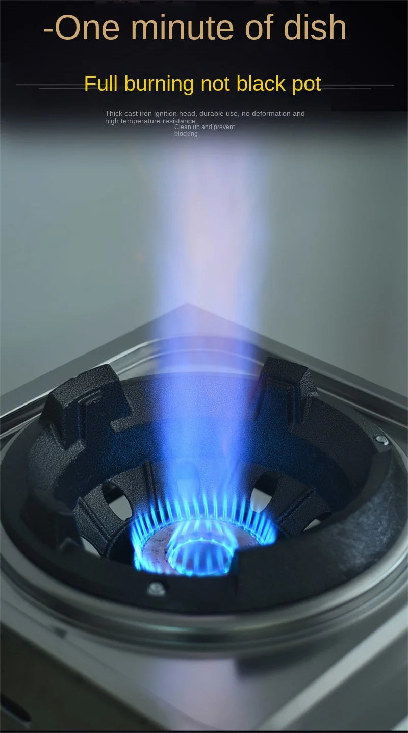 Stainless Steel Fierce Fire Stove Commercial Wok Gas