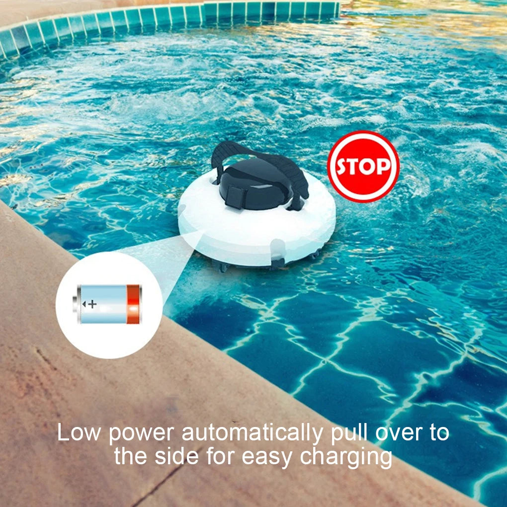 Fully Automatic Pool Cleaning Robot Wireless Smart Pool