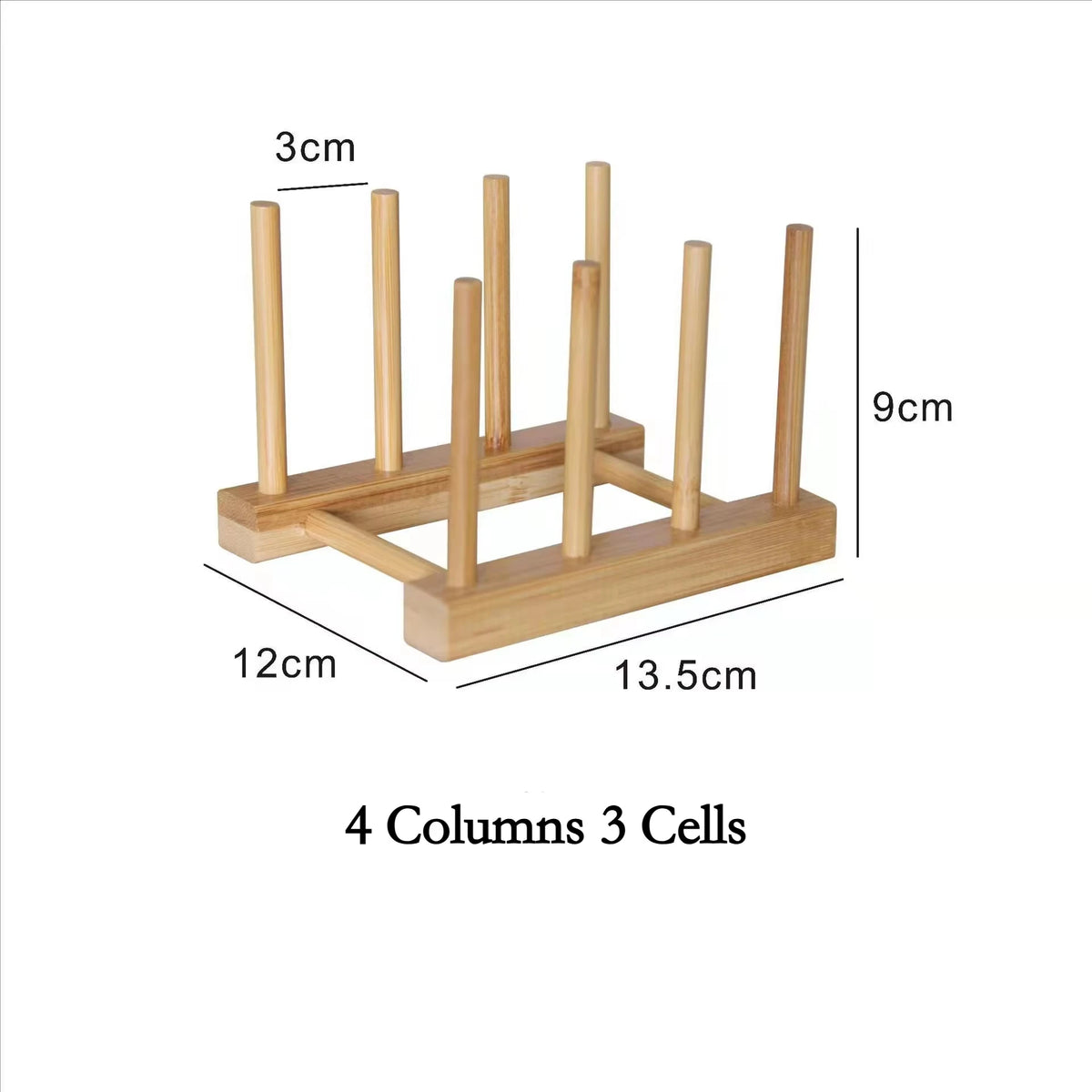 Diy Locker Bamboo Drain Rack Wooden Plate Rack