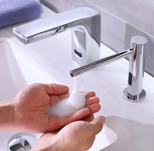 Automatic Liquid Soap Dispenser Faucet Style Brass Sensor