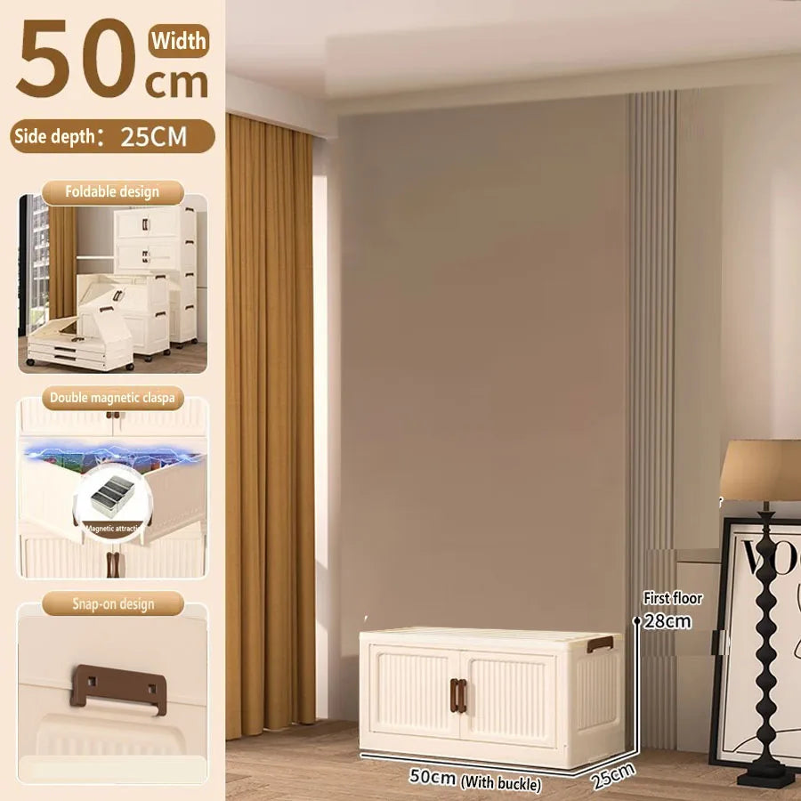 Storage Box Foldableing Cabinet Storage Cabinet Clothes Toys