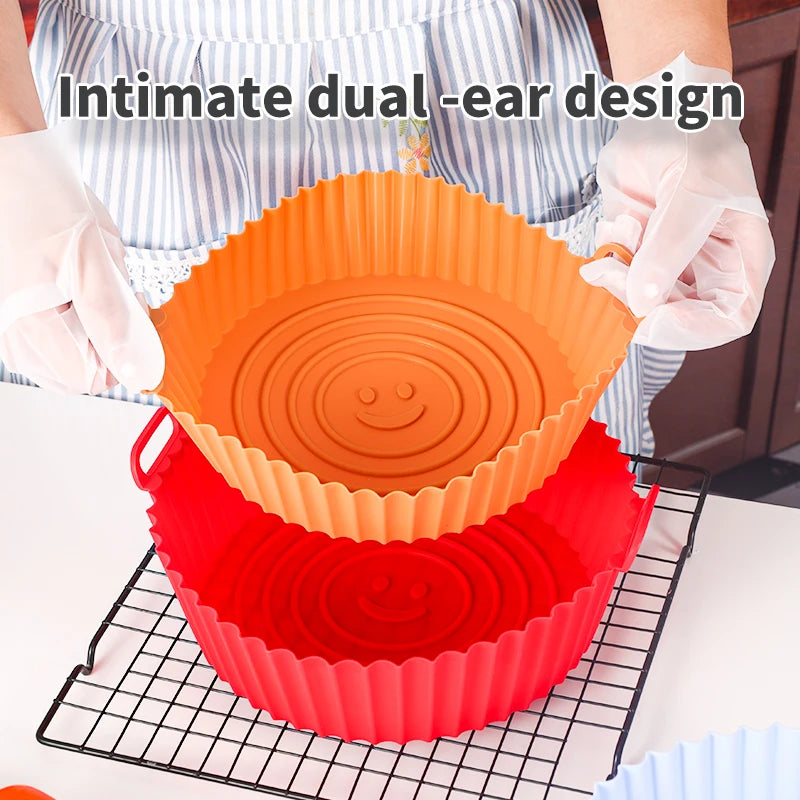 1pcs Air Fryer Silicone Basket Silicone Mold Airfryer