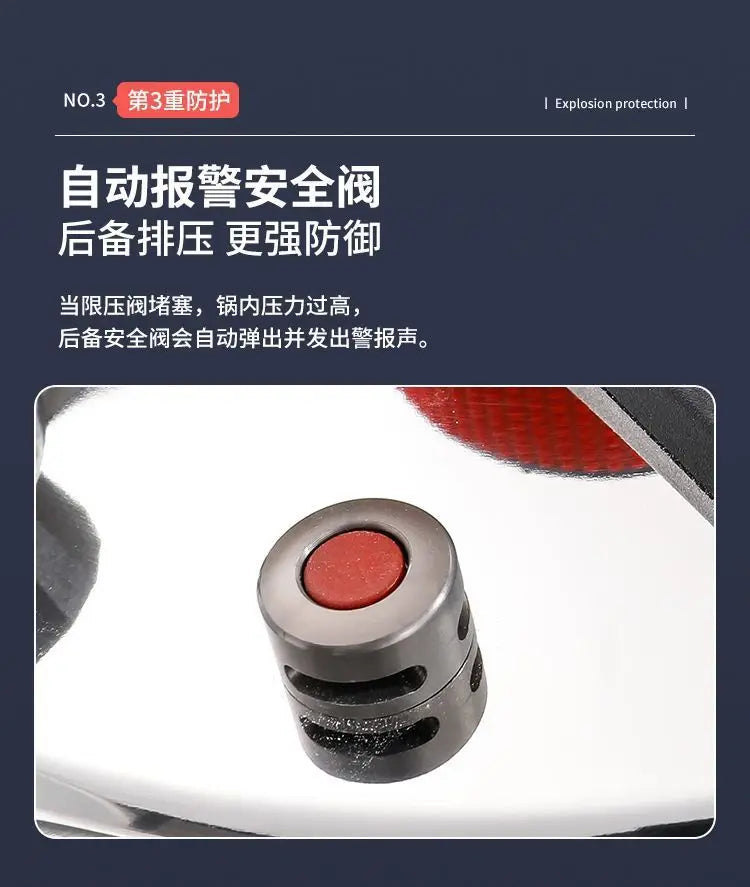 316 Stainless Steel Explosion-Proof Pressure Cooker Thickened