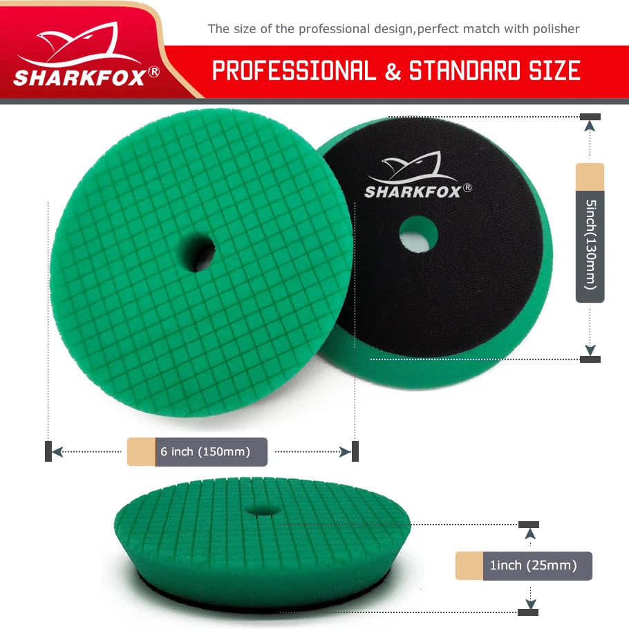 Sharkfox 5/6inch Car Polishing Pads Buffing Polishing Sponge